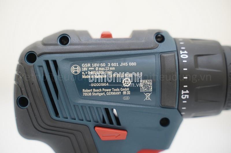 Máy khoan vặn vít dùng pin Bosch GSR 18V-50