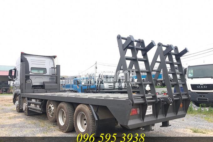 Xe Nâng Đầu Chở Máy Công Trình Howo 5 Chân