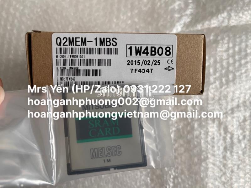 Hàng nhập new: Q2MEM-1MBS | Thẻ nhớ 1MB| Mitsubishi