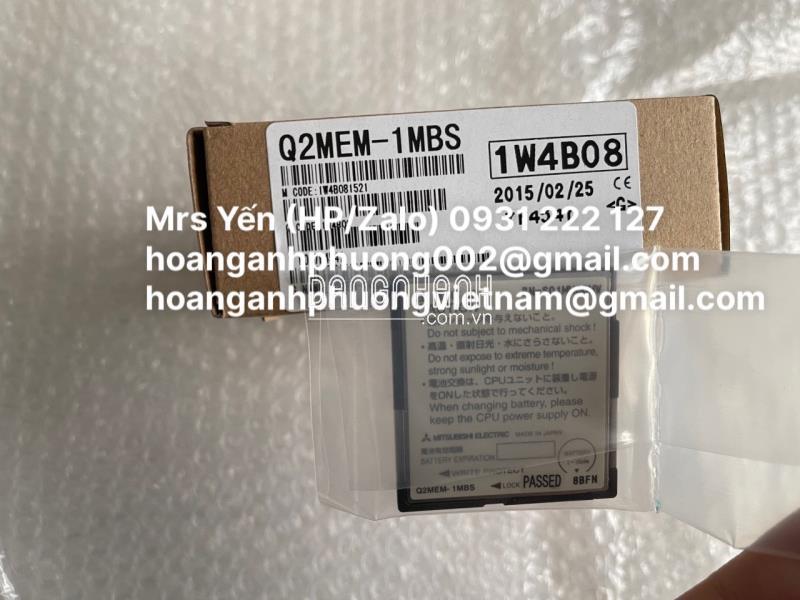 Hàng nhập new: Q2MEM-1MBS | Thẻ nhớ 1MB| Mitsubishi