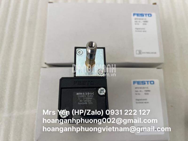 MFH-5/2-D-1-C | Nhận báo giá Van điện từ Festo các dòng