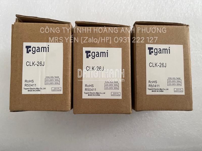 CLK-26J | Khởi động từ Togami giá tốt trực tiếp