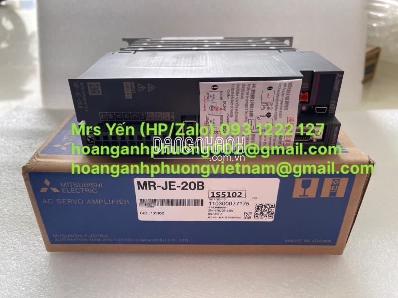 Nhận báo giá [MR-JE-20B] Bộ điều khiển Mitsubishi 