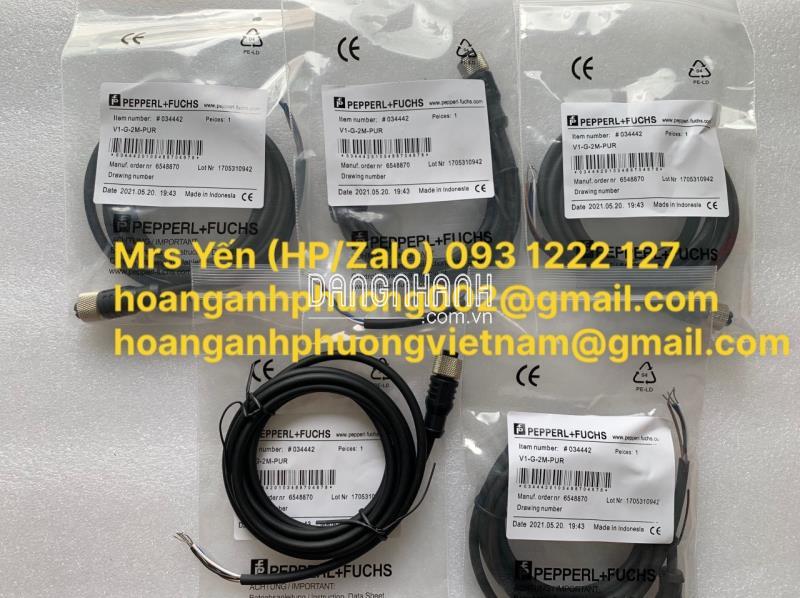 V1-W-2M-PUR | Cáp kết nối | Pepperl+Fuchs | Hoàng Anh Phương