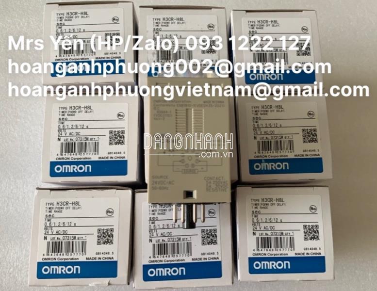 Timer Omron | H3CR-H8L 24V AC/DC S | Hoàng Anh Phương
