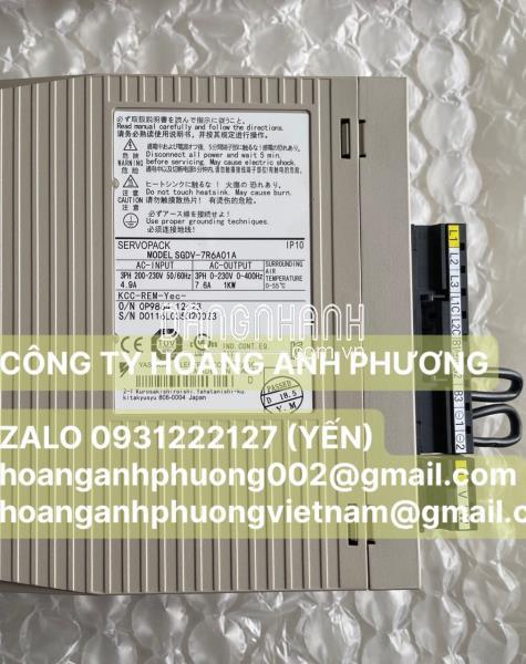 Hãy yêu cầu báo giá ngay | SGDV-7R6A01A | Servo driver | Yaskawa