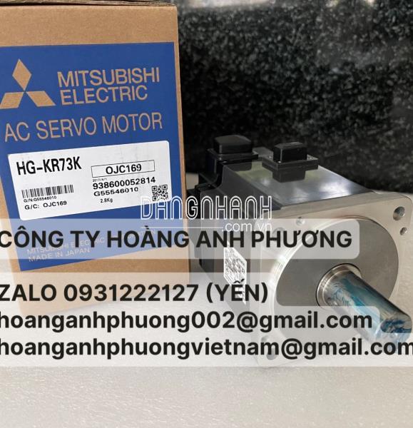 Động cơ Mitsubishi loại trục có rãnh | HG-KR73K | Hoàng Anh Phương
