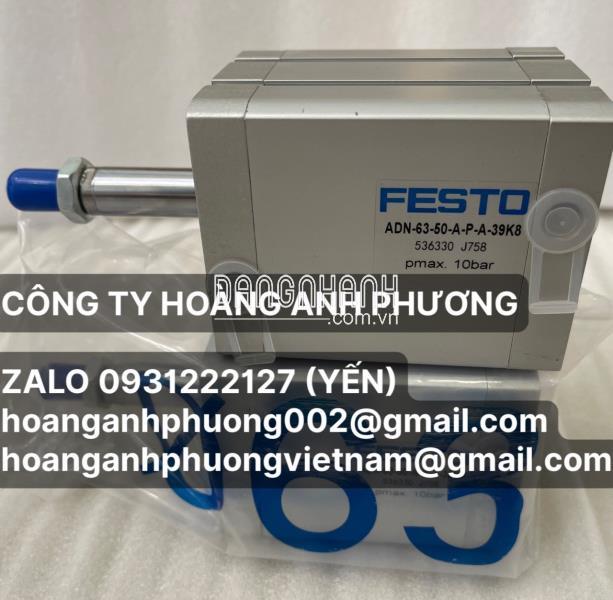 ADN-63-50-A-P-A-39K8 | Xy lanh Festo | Giá tốt toàn quốc mới 100% BH 12 tháng