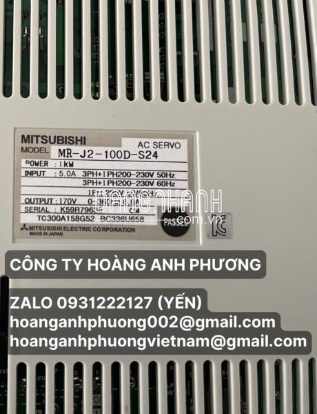MR-J2-100D-S24 Amplifier MITSUBISHI - Nhập khẩu trực tiếp mới 100%