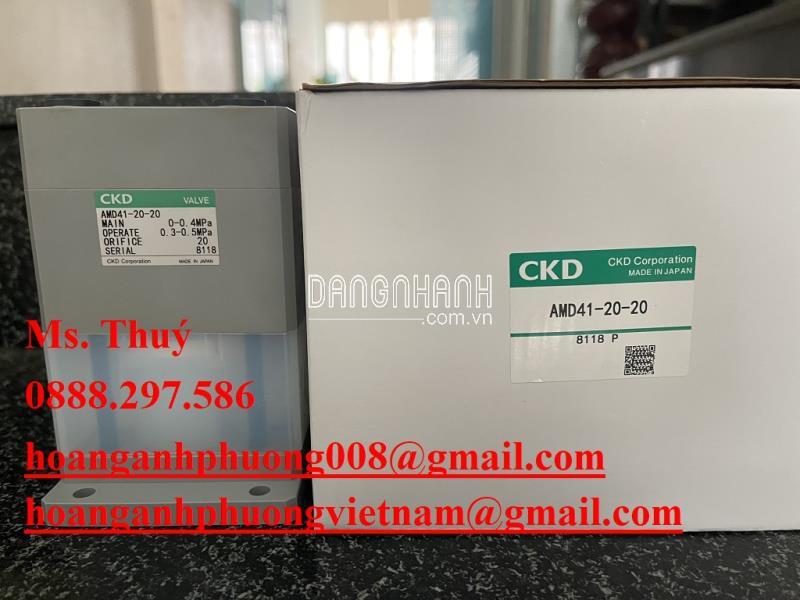 Chính hãng | Van khí nén CKD AMD41-20-20 | Bình Dương