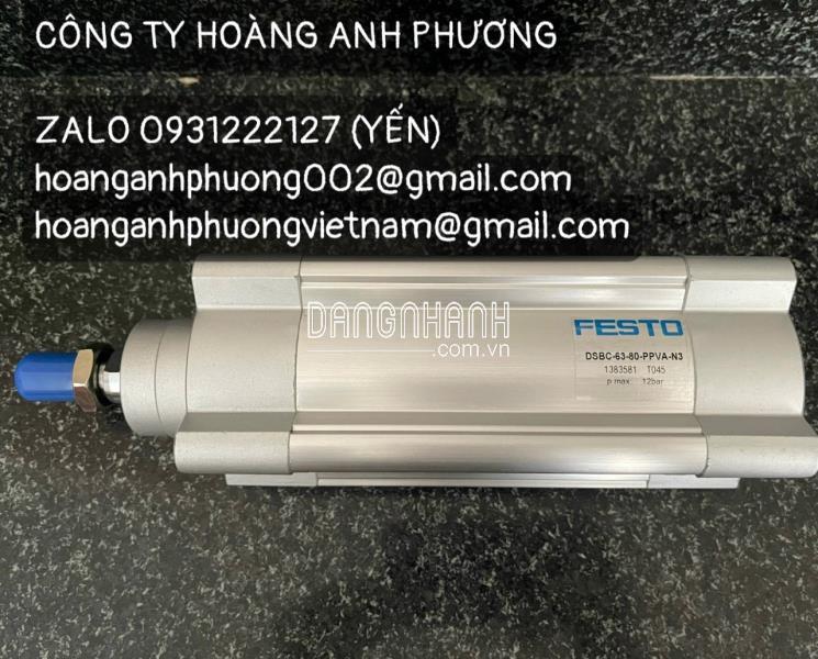 Xy lanh Festo | DSBC-63-80-PPVA-N3 | Chính hãng mới 100% 