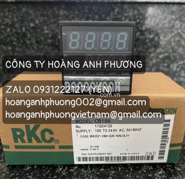  Bộ điều khiển nhiệt độ RKC CB100 | WK02-VM*GN-NN/A/Y