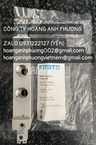 Van điện từ VUVG-L18-P53C-T-G14-1P3 | Festo nhập khẩu mới giá tốt