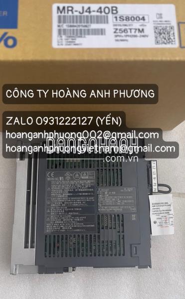 MR-J4-40B | Amplifier Mitsubishi | Mới chính hãng giá tốt toàn thị trường