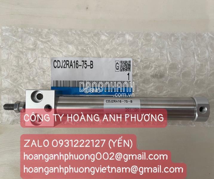 Xy lanh CDJ2RA16-75-B | Hàng SMC chính hãng mới 100%