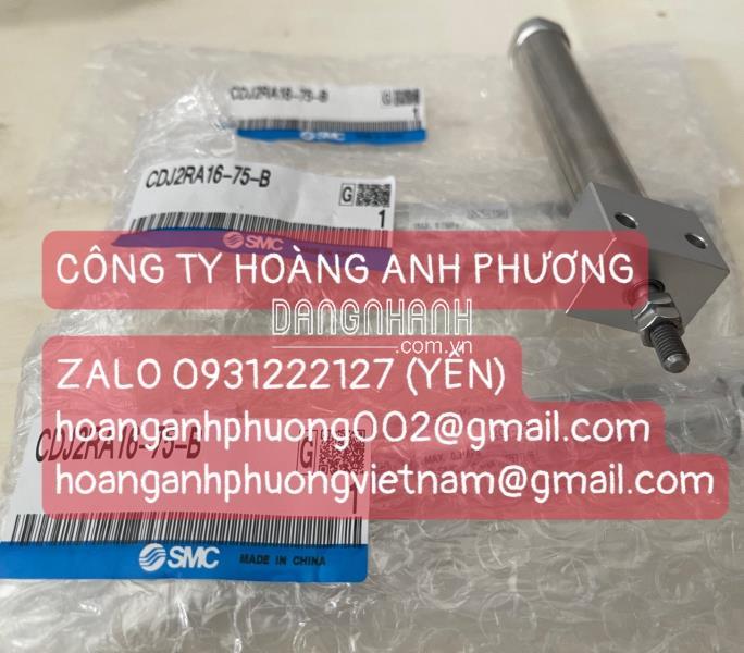 Xy lanh CDJ2RA16-75-B | Hàng SMC chính hãng mới 100%