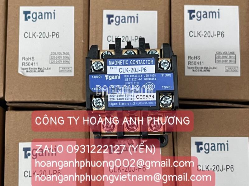 CLK-20J-P6 | Khởi động từ Togami | Nhập khẩu trực tiếp giá tốt