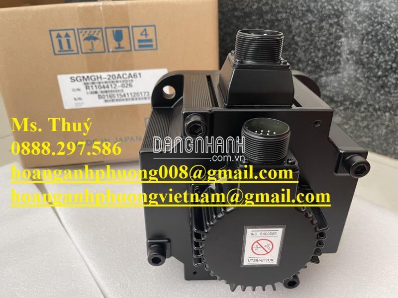 Động cơ servo chính hãng Yaskawa SGMGH-20ACA61 | Nhập khẩu