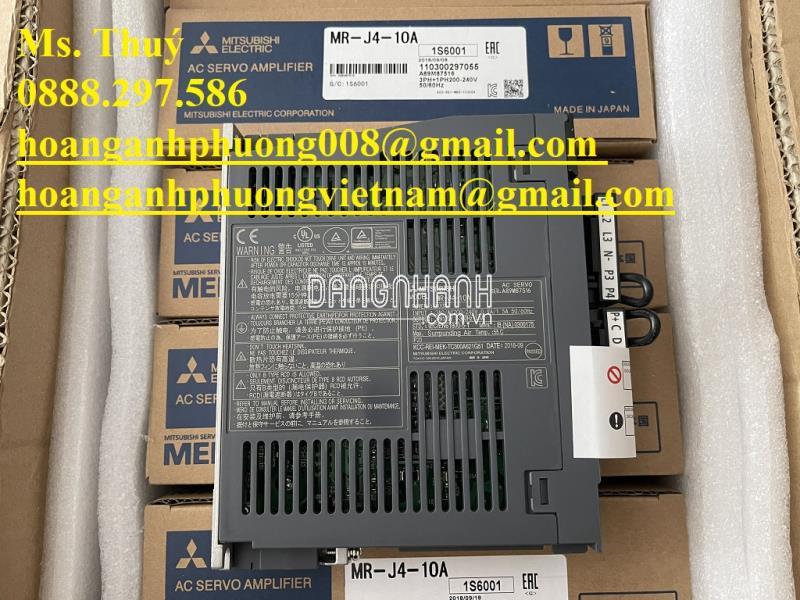 Bộ điều khiển Servo MR-J4-10A | Hàng Mitsubishi nhập khẩu 