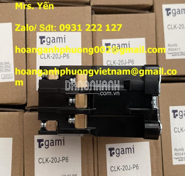 CLK-20J-P6 Contactor Togami chính hãng giá rẻ toàn quốc