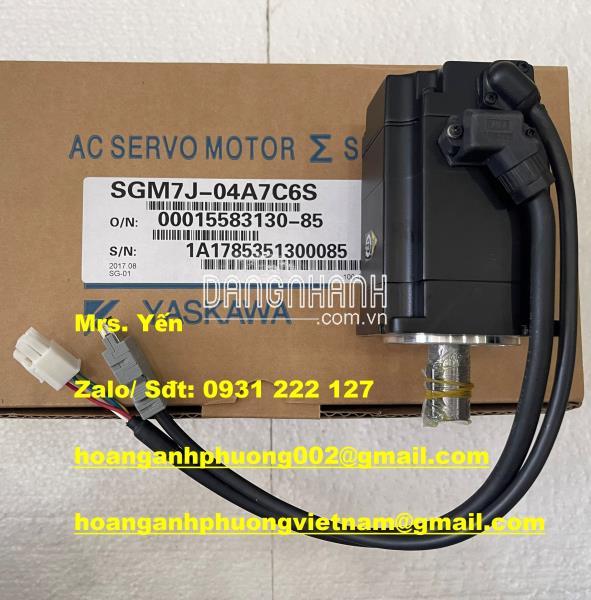 SGM7J-04A7C6S Yaskawa nhập khẩu mới, Hàng bảo hành 12 tháng