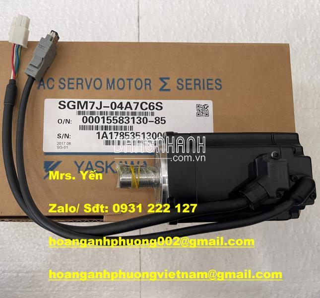 SGM7J-04A7C6S Yaskawa nhập khẩu mới, Hàng bảo hành 12 tháng