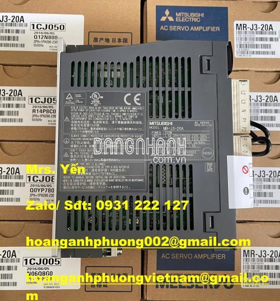 MR-J3-20A Mitsubishi giá tốt tại Hoàng Anh Phương