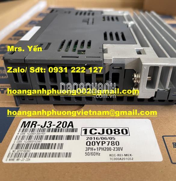 MR-J3-20A Mitsubishi giá tốt tại Hoàng Anh Phương