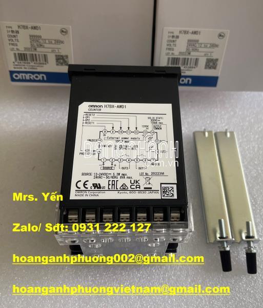 H7BX-AWD1 Bộ đếm Omron mới chính hãng 100%, Bảo hành 12 tháng