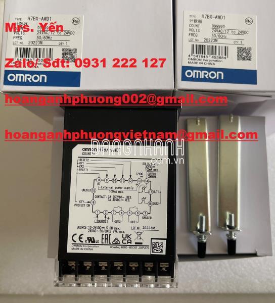 H7BX-AWD1 Bộ đếm Omron mới chính hãng 100%, Bảo hành 12 tháng