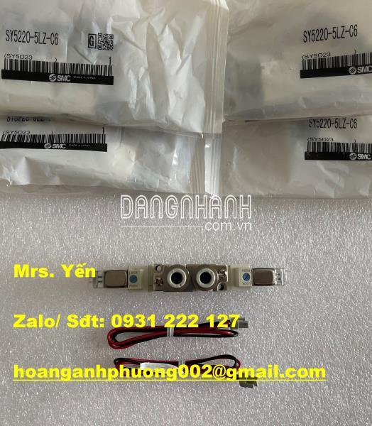 SY5220-5LZ-C6 Van khí nén SMC giá tốt, new 100%