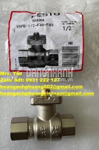 Van bi Festo VAPB-1/2-F40-F03 Nhập khẩu mới giá tốt tại Dĩ An
