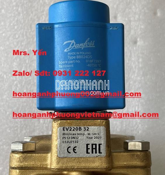 EV220B 32 Van điện từ Danfoss chính hãng, bảo hành 12 tháng