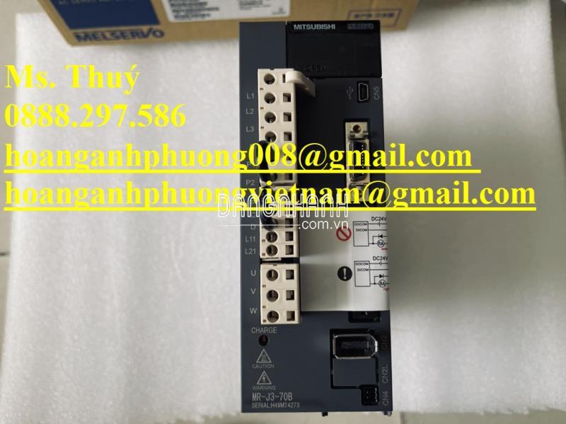 Chính hãng, Mới 100% | Mitsubishi MR-J3-70B 0.7kW 380V 