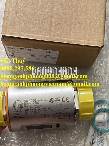 IFM SM8000 | Cảm biến lưu lượng nhập khẩu mới 100% 