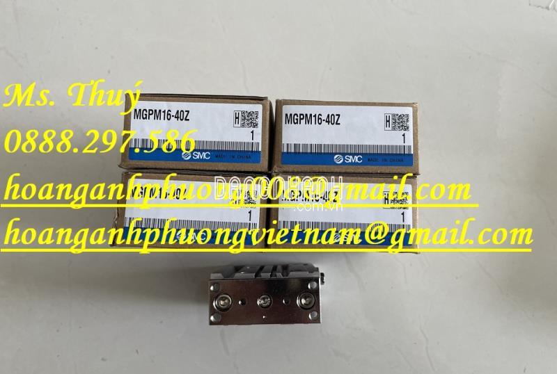 Xi lanh SMC MGPM16-40Z - Chuyên hàng nhập khẩu - Bình Dương