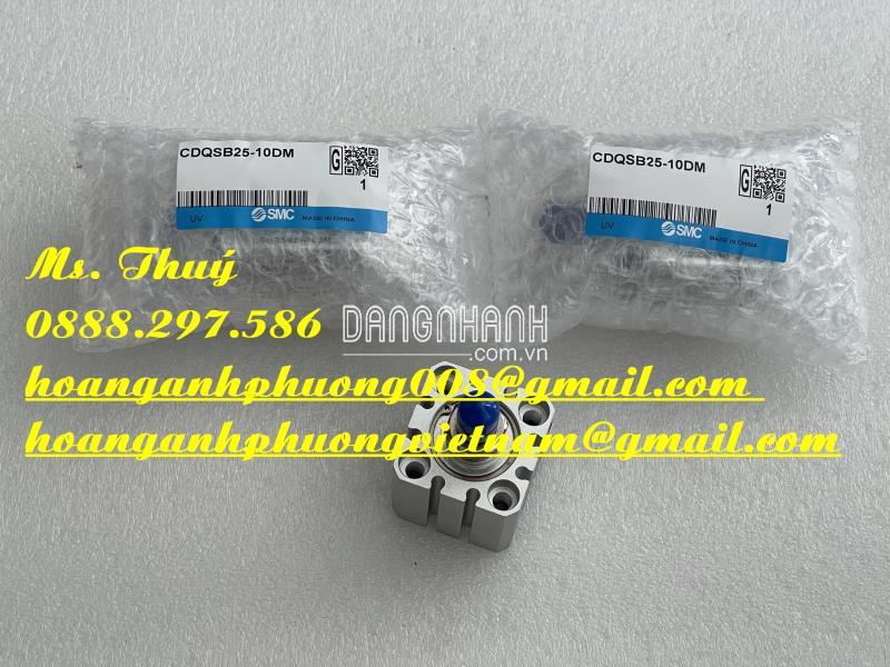 Xi lanh SMC nhập mới - Model: CDQSB25-10DM - Hoàng Anh Phương