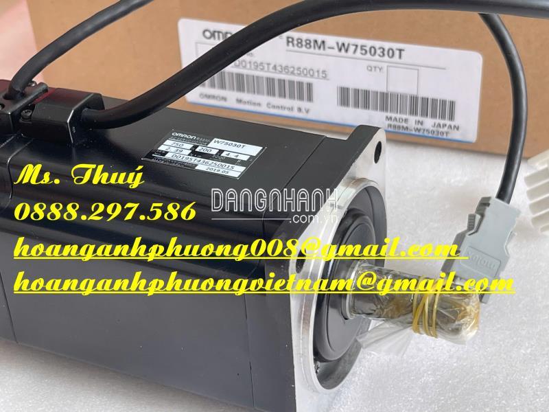 New motor Omron R88M-W75030T - Giá ưu đãi toàn quốc
