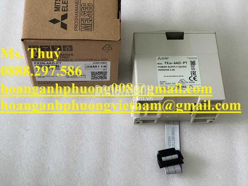 Bộ module Mitsubishi FX2N-4AD-PT - Chuyên hàng chính hãng