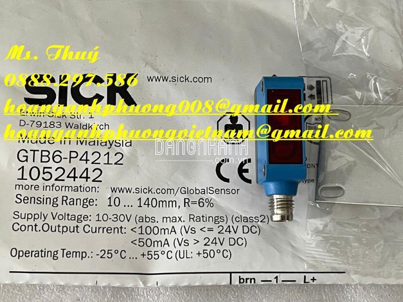 Chuyên cảm biến Sick - Model GTB6-P4212 - Hàng nhập, giá tốt nhất