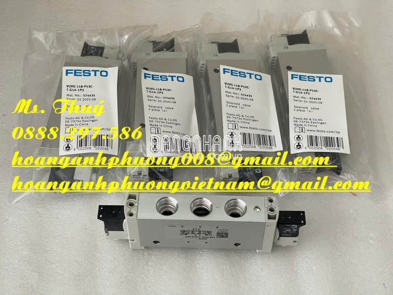 Festo VUVG-L18-P53C-T -G14-1P3 - Air solenoid valve - Hàng Nhập