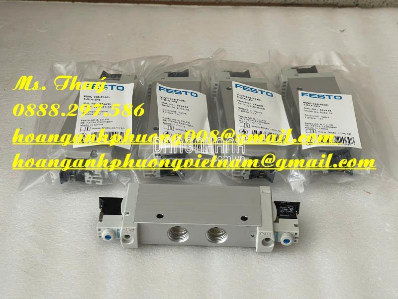 Festo VUVG-L18-P53C-T -G14-1P3 - Air solenoid valve - Hàng Nhập