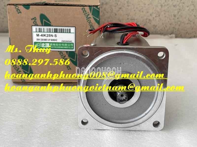 Động cơ Đài Loan Peei Moger M-4IK25N-S -  Mới 100%