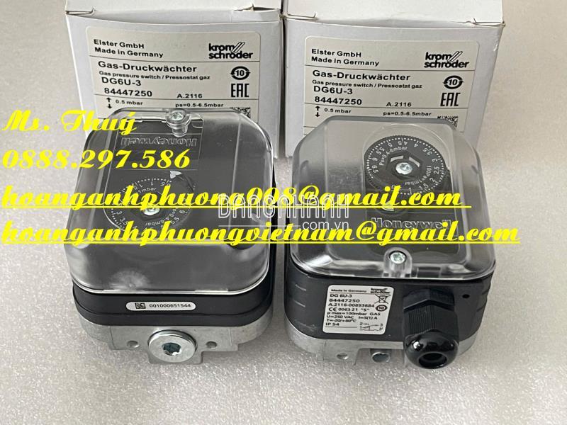 Công tắc áp suất DG6U-3 Krom Schroder - Giá tốt toàn quốc