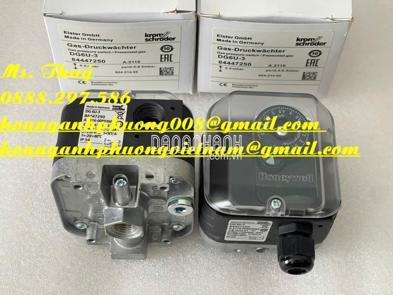 DG6U-3 Krom Schroder - Công tắc áp suất mới 100% - Bình Dương