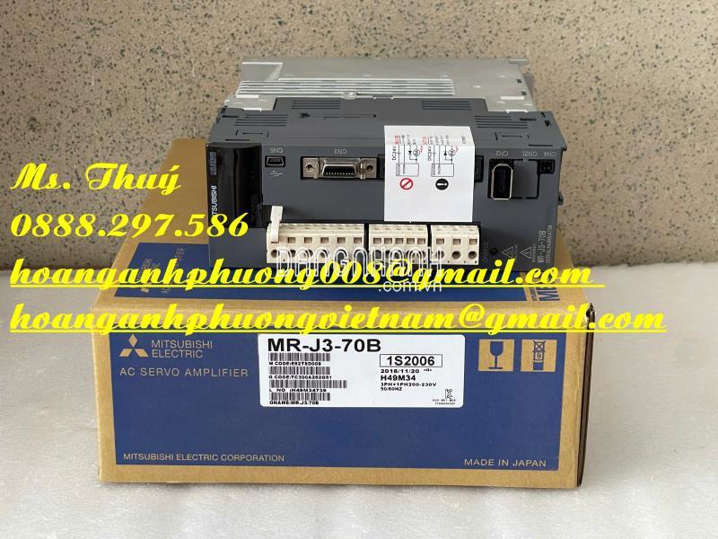 Hàng chuẩn - Bộ điều khiển Mitsubishi MR-J3-70B - Mới 100%