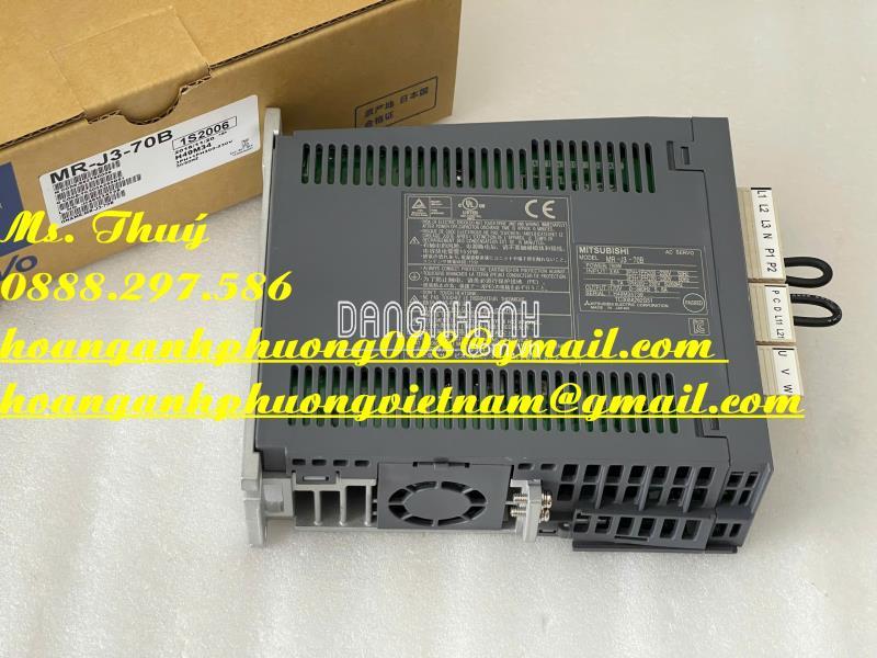 Hàng chuẩn - Bộ điều khiển Mitsubishi MR-J3-70B - Mới 100%