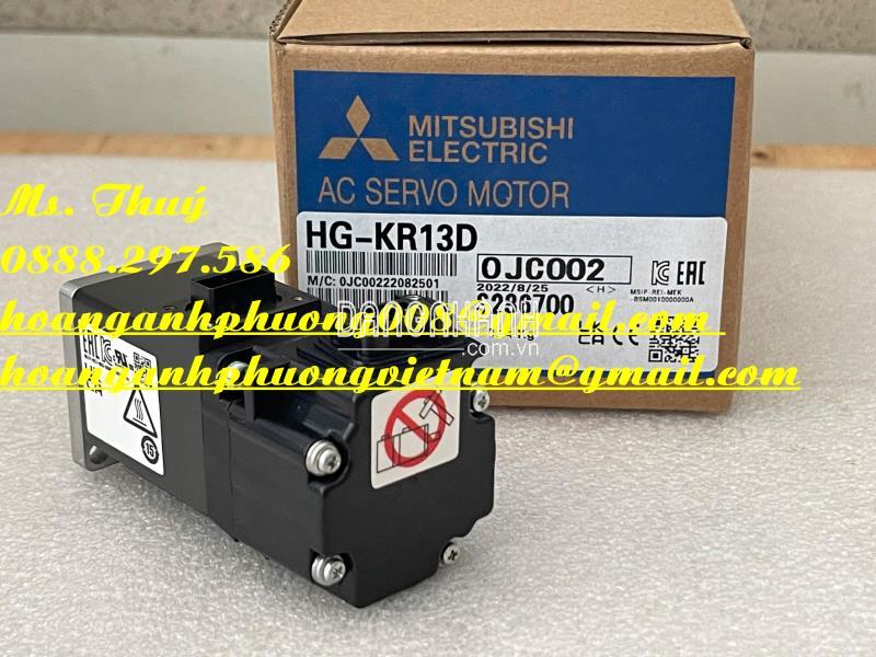 Ưu đãi giá tốt - Động cơ Servo Mitsubishi HG-KR13D - New 100%
