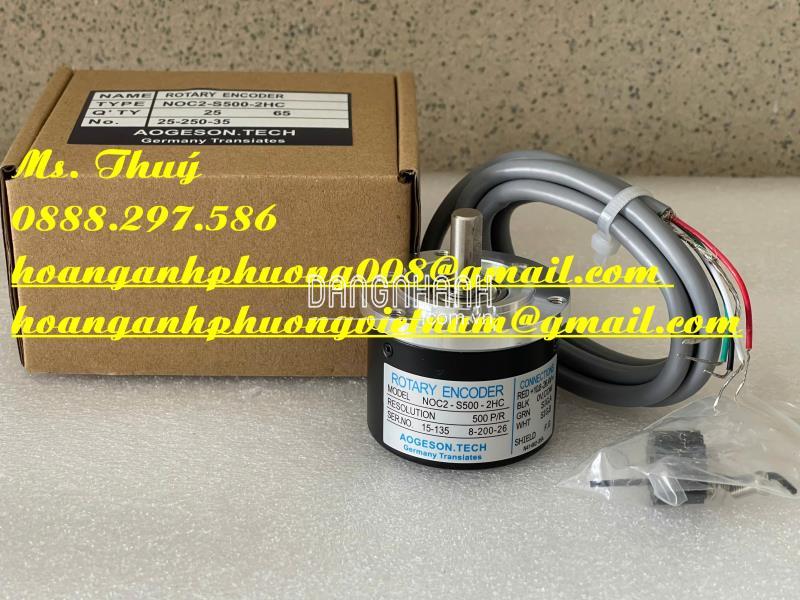 Chính hãng - Bộ mã hoá NOC2-S500-2HC Aogeson - New 100%