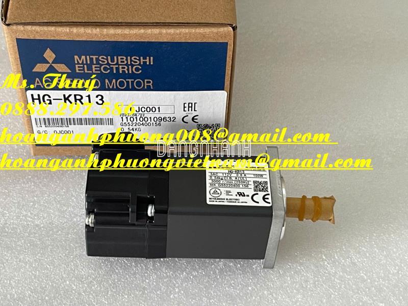 Ưu đãi giá tốt - Động cơ Servo Mitsubishi HG-KR13 - New 100%